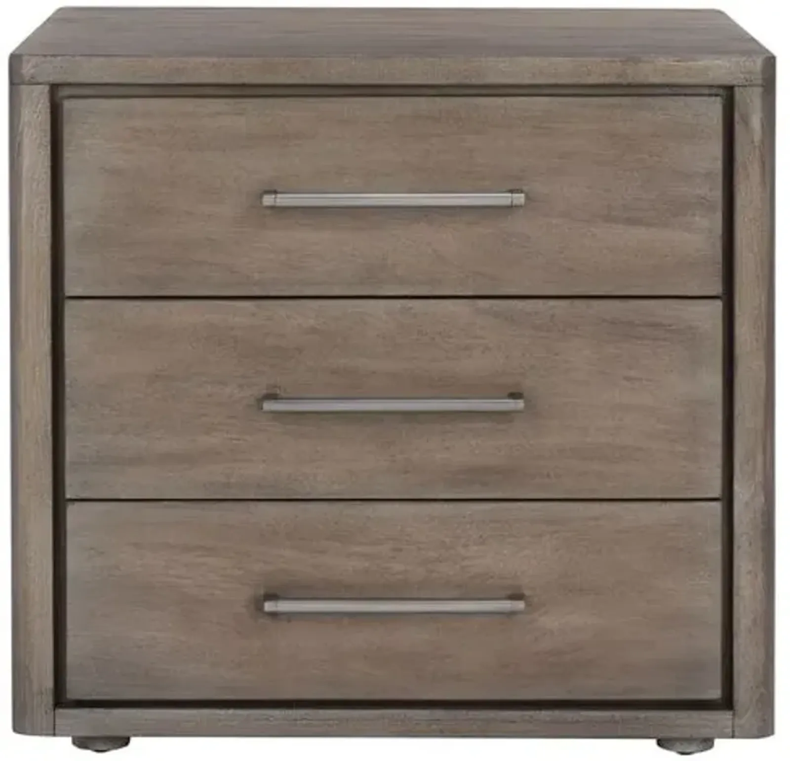 Kassandris 3-Drawer Wood Nightstand