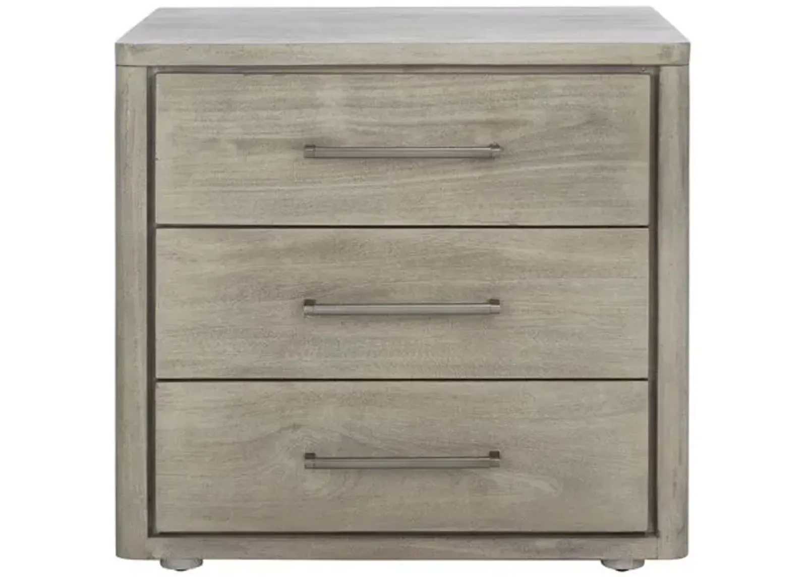 Kassandris 3 Drawer Wood Nightstand