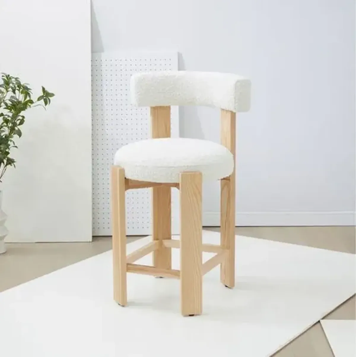 Blythe Boucle Counter Stool