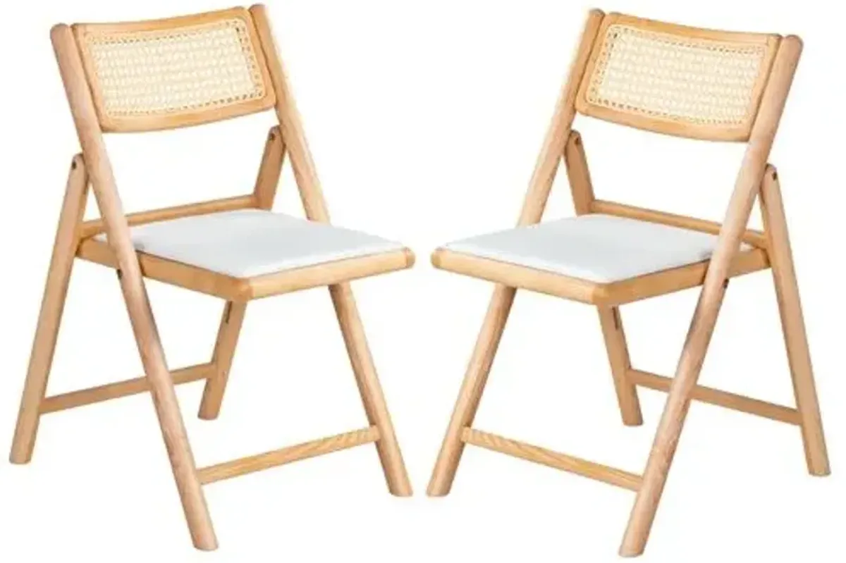 Giada Folding Dining Chair - White