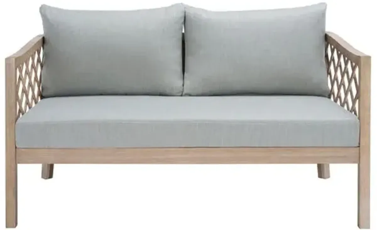 Soren Outdoor Sofa - Brown/Light Grey