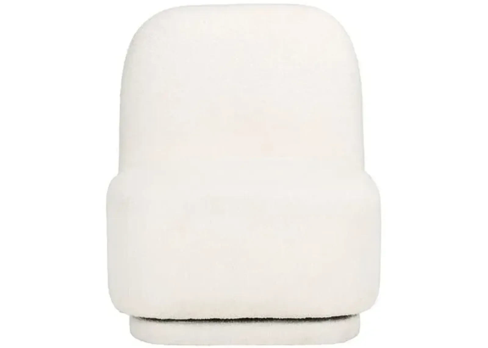 Thorne Boucle Swivel Chair - Ivory