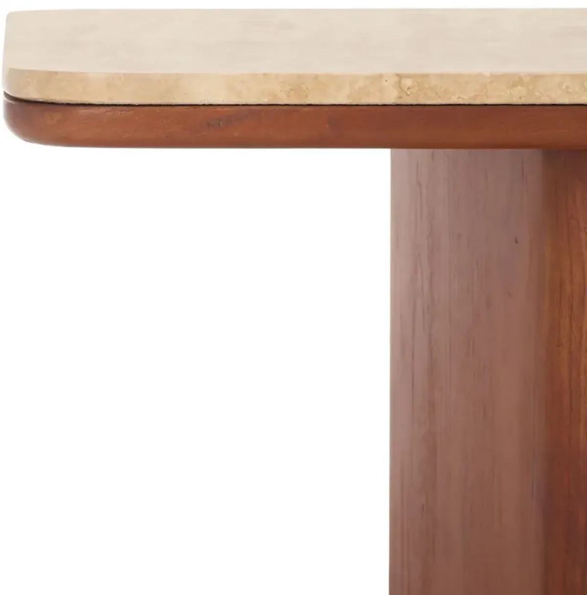 Morinir Coffee Table, Natural/Travertine