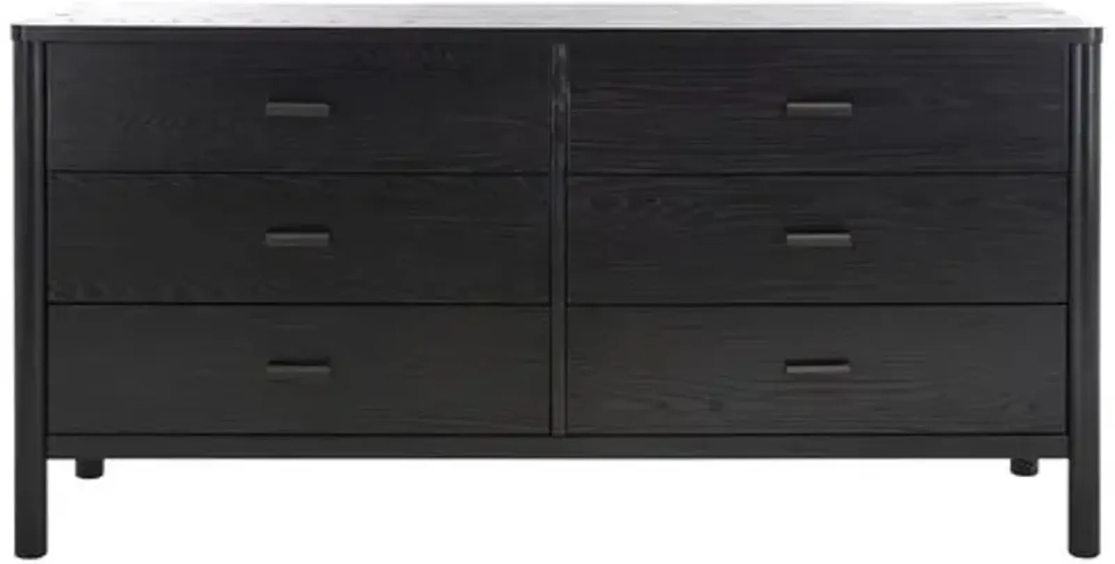 Una Wood Dresser - Black