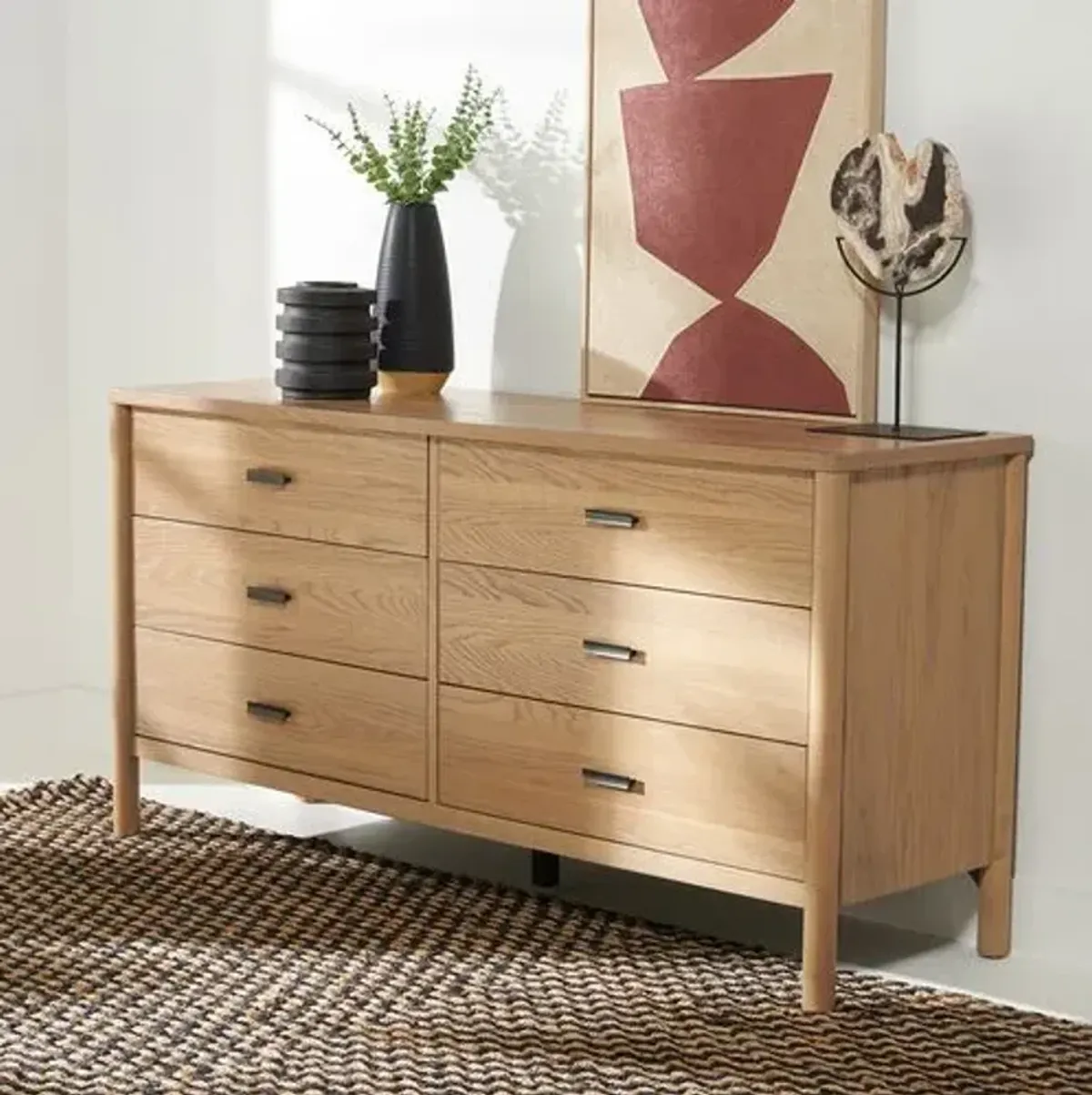 Una Wood Dresser - Brown