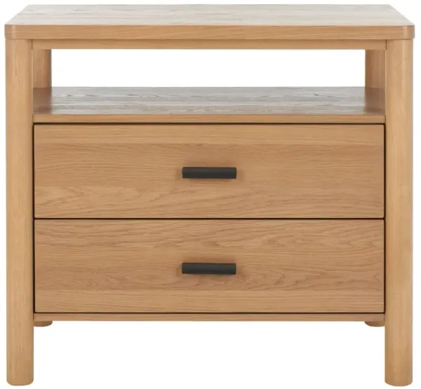 Una Wood Nightstand