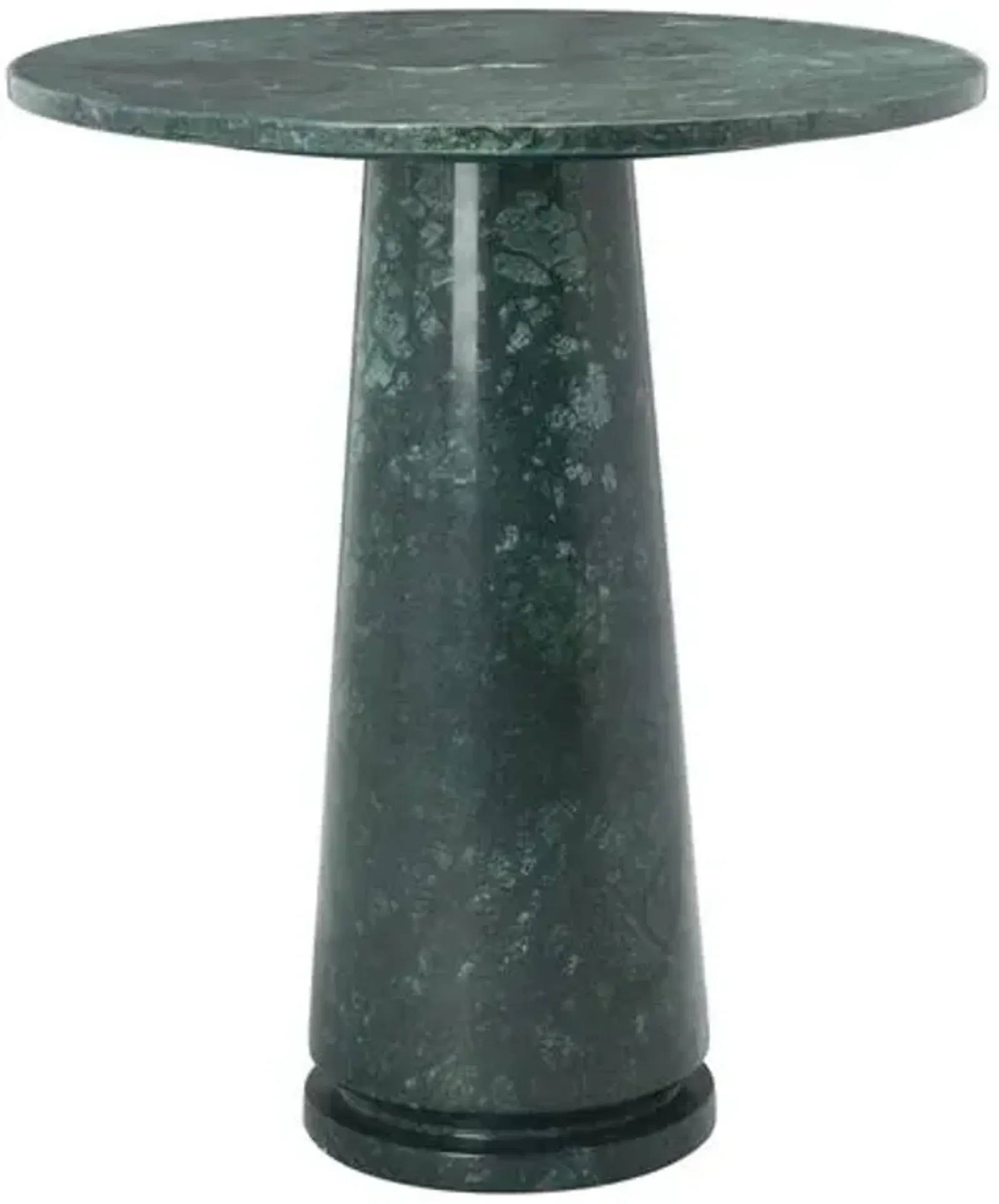 Kedra Tall Marble Accent Table - Green - 23.5Hx20.5Wx20.5D in