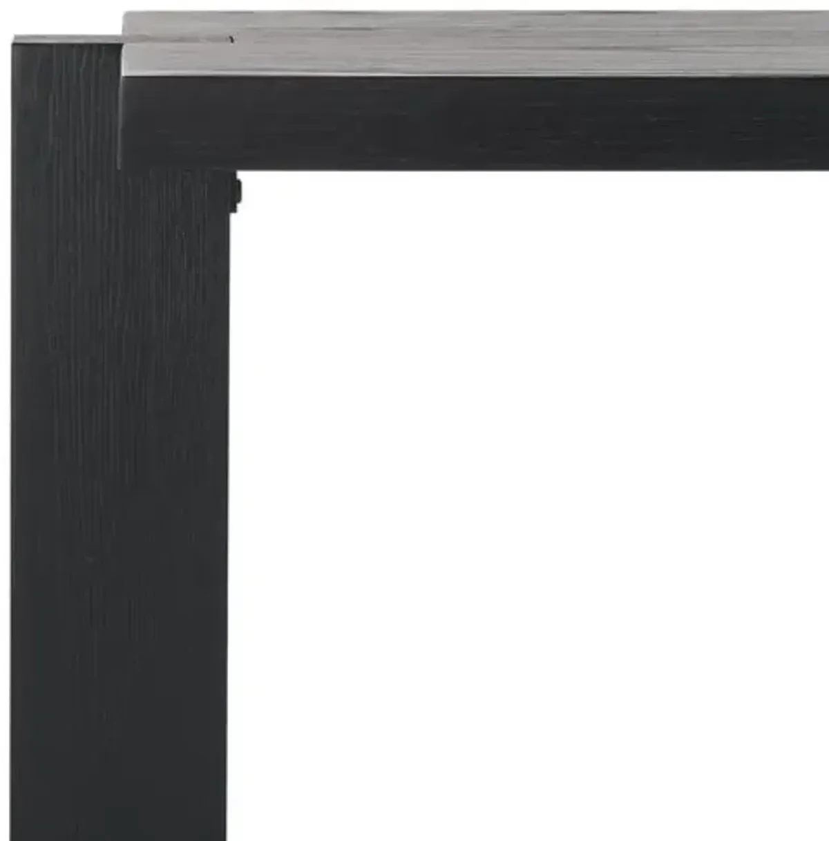 Vespera Rectangle Wood Console Table - Black