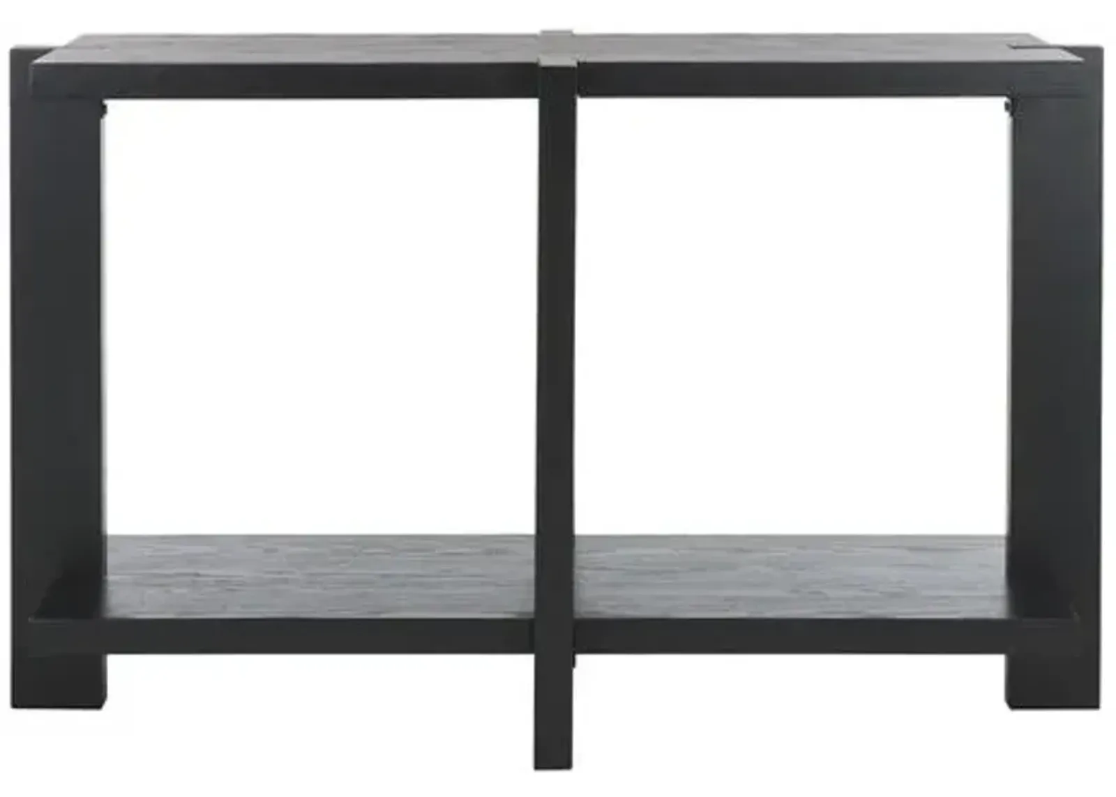 Vespera Rectangle Wood Console Table - Black