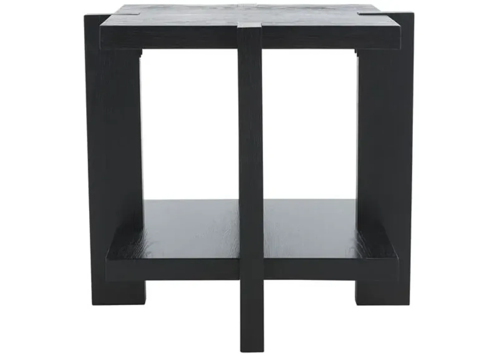 Vespera Sq Wood Accent Table - Black - 22Hx24Wx24D in