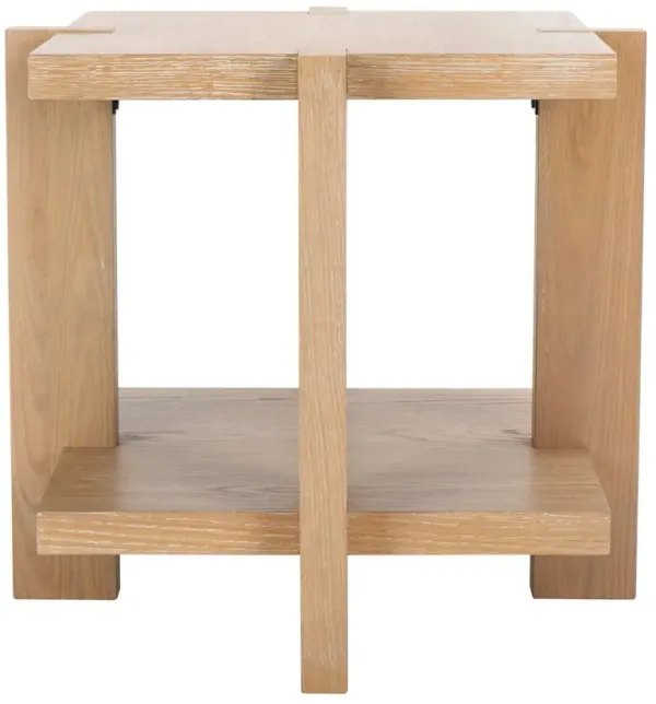 Vespera Square Wood Accent Table
