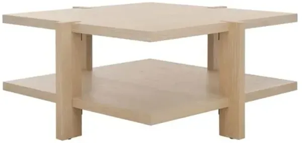 Vespera Square Coffee Table - Brown
