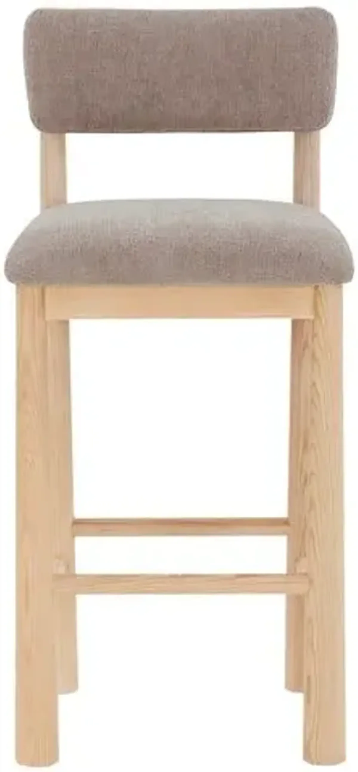 Wrenley Boucle Barstool - Brown