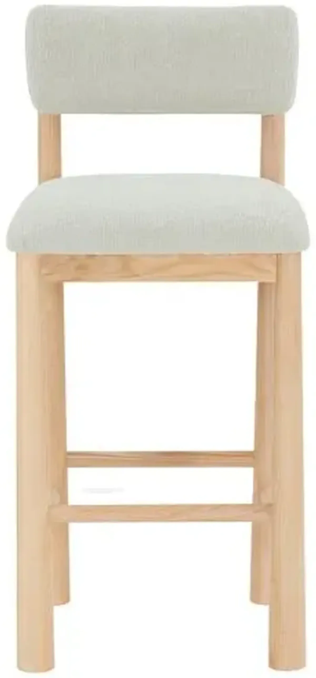 Wrenley Boucle Barstool - Ivory