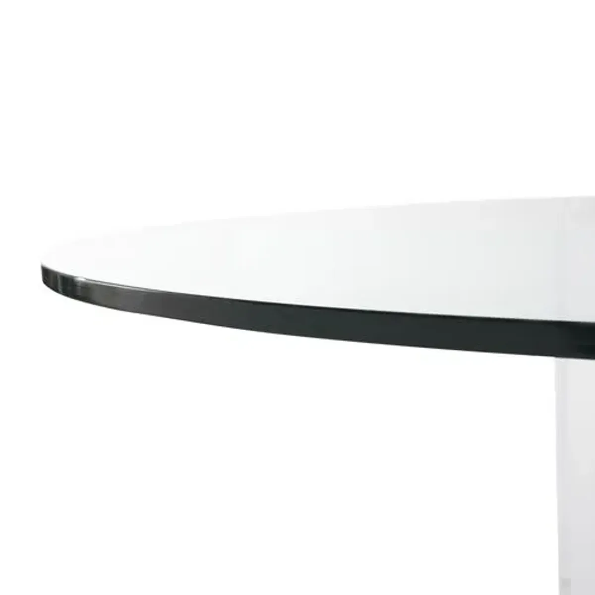 Lenlie Acrylic Rd Dining Table