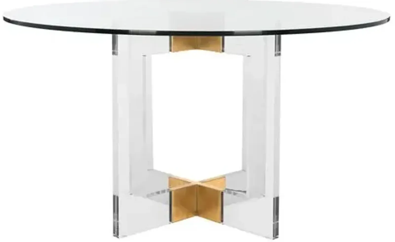 Lenlie Acrylic Round Dining Table