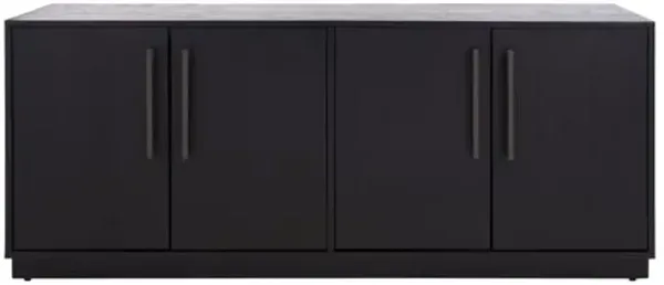 Yarden 4-Door Media Stand - Black