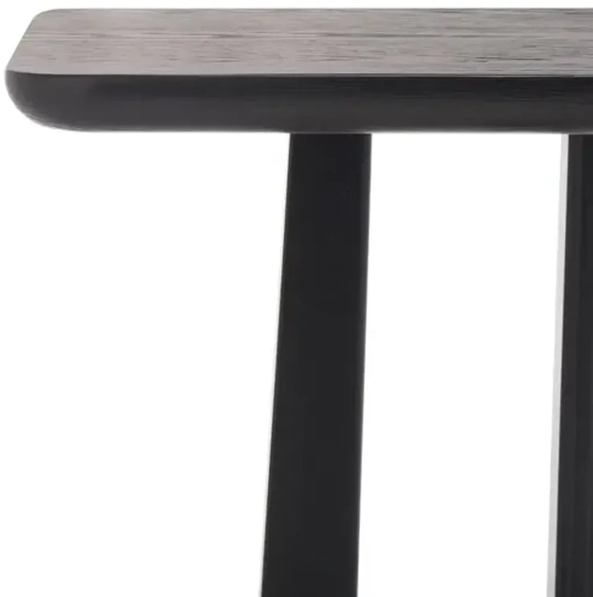 Zinnia Wood Console Table - Black