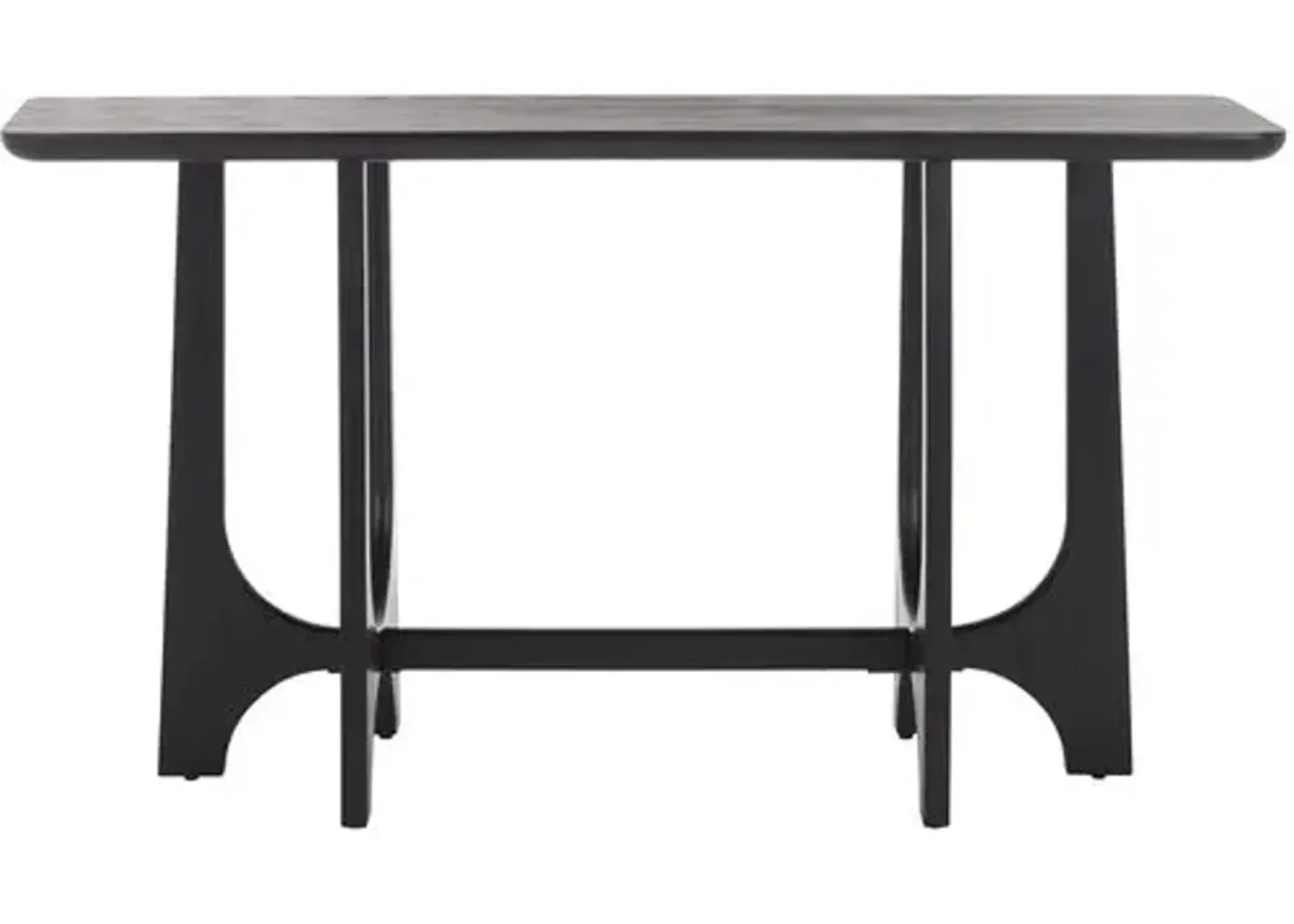 Zinnia Wood Console Table - Black