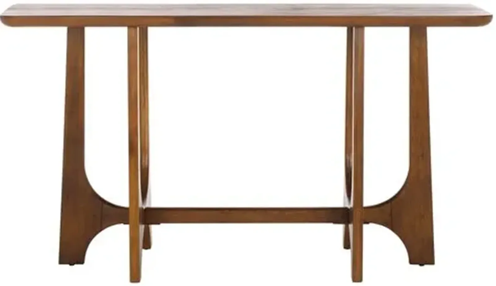 Zinnia Wood Console Table - Brown