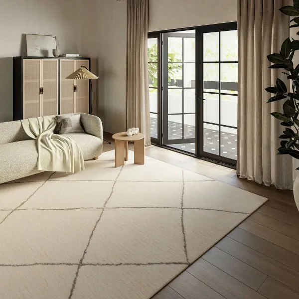Finewood Rug, Ivory