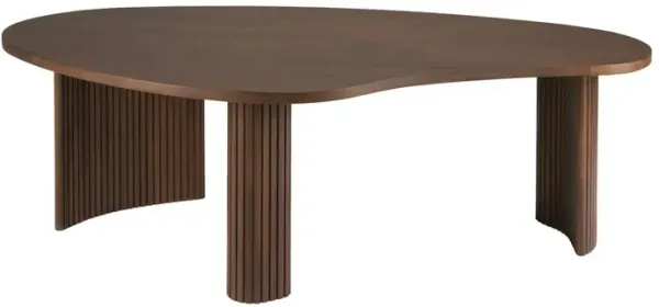 Boomerang Coffee Table, Teak Brown