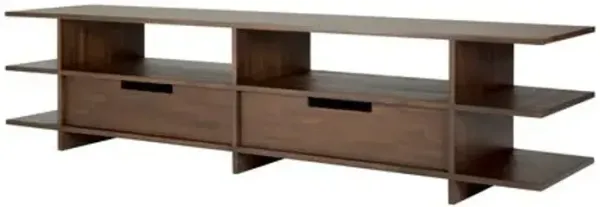 Kabuki 2-Drawer TV Cupboard - Teak Brown - Ethnicraft