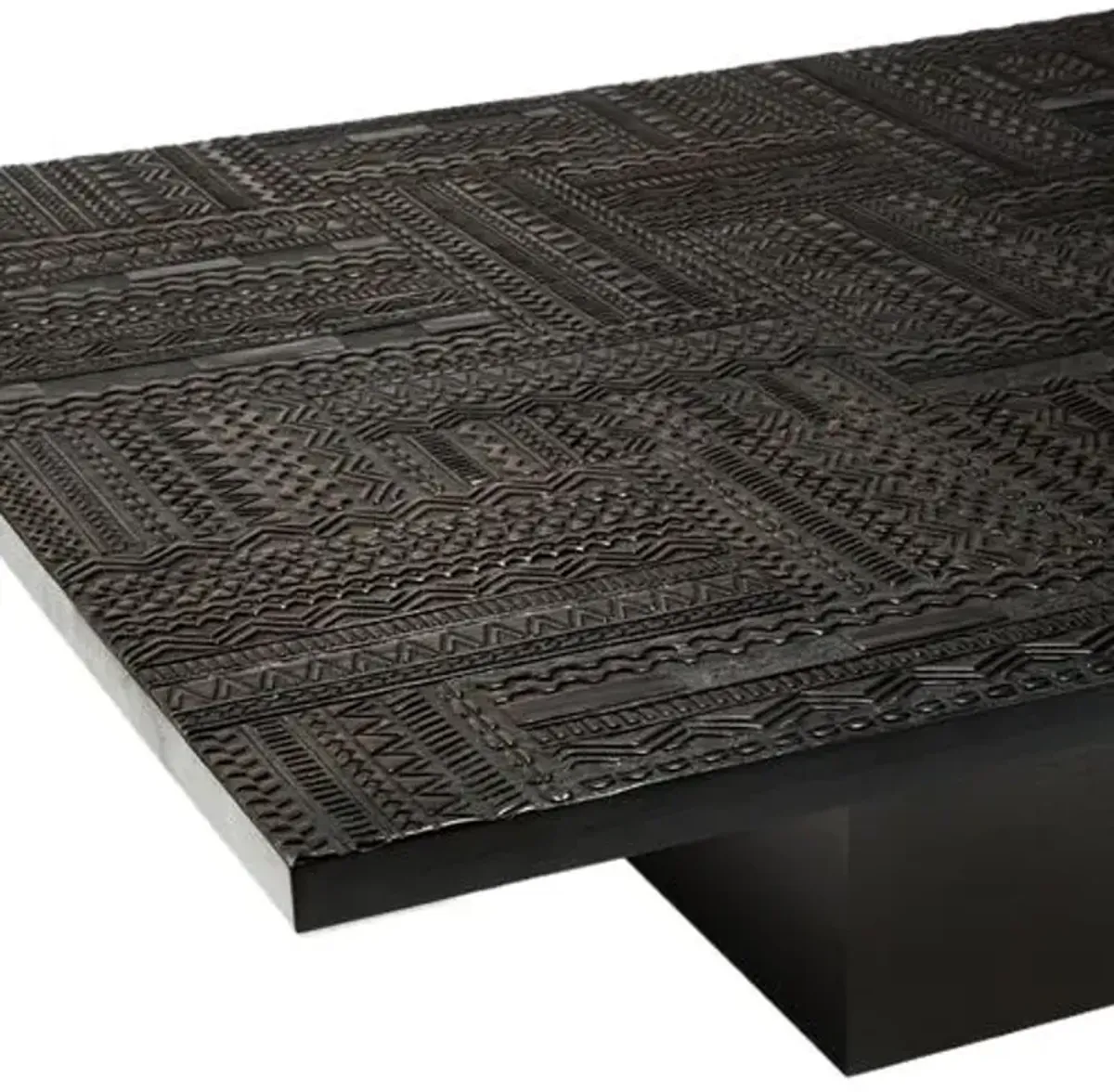 Tabwa Teak Coffee Table - Black - Ethnicraft