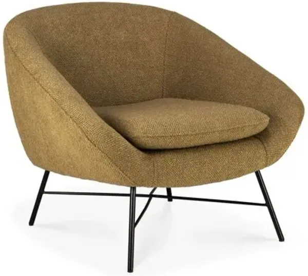 Barrow Lounge Chair - Ethnicraft - Yellow