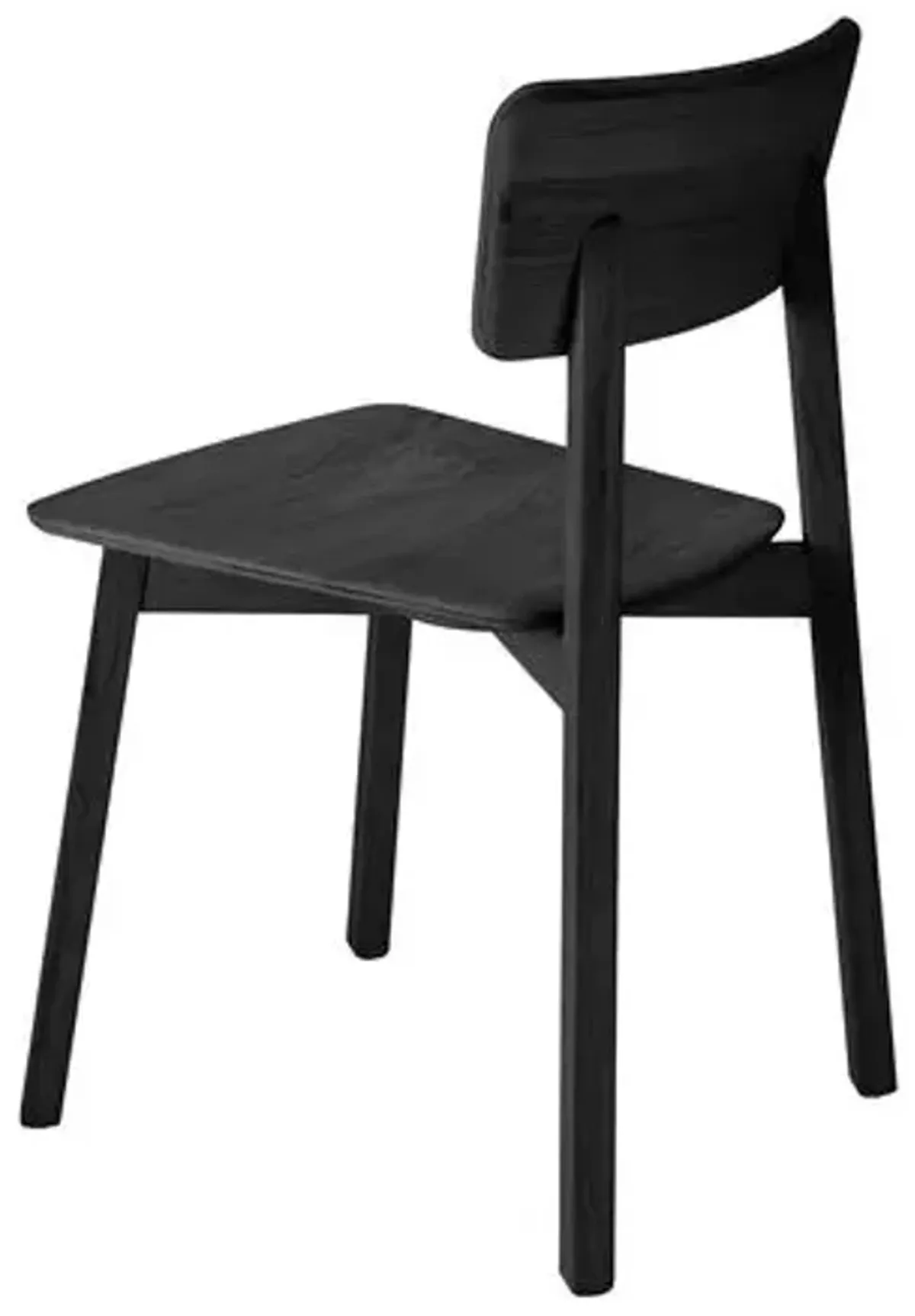 Casale Oak Dining Chair - Ethnicraft - Black