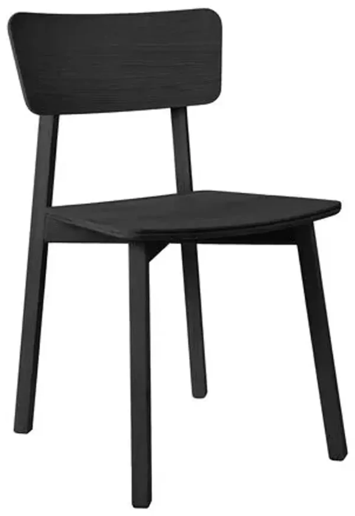 Casale Oak Dining Chair - Ethnicraft - Black