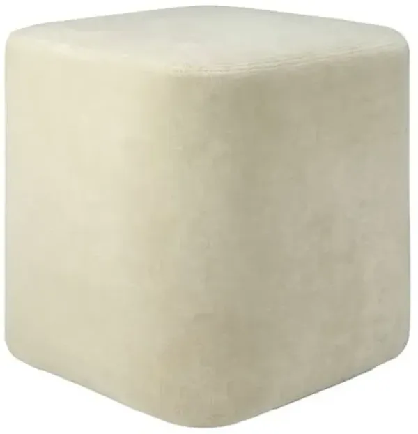 Cube Pouf - Ethnicraft - Ivory