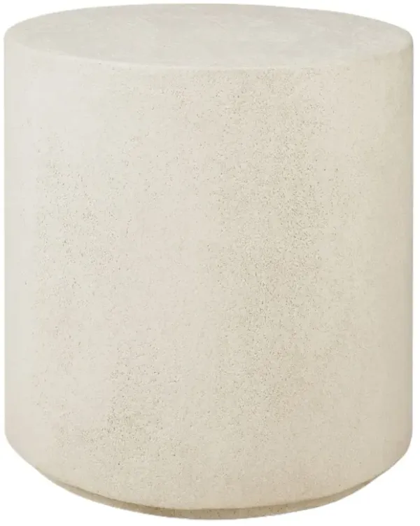 Elements Cylinder Coffee Table, Off White