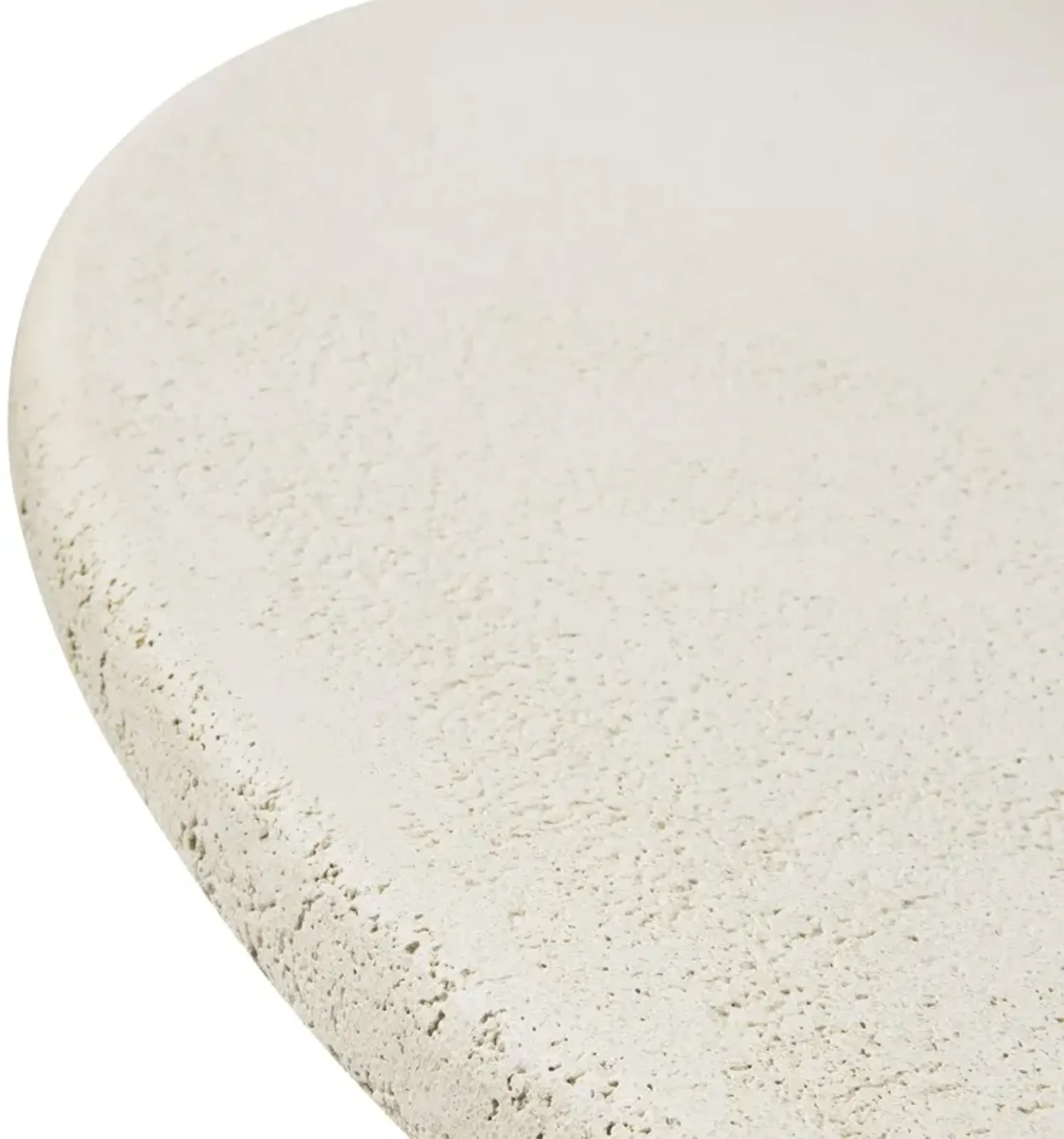 Elements Round Dining Table, Off White | Furniture.com