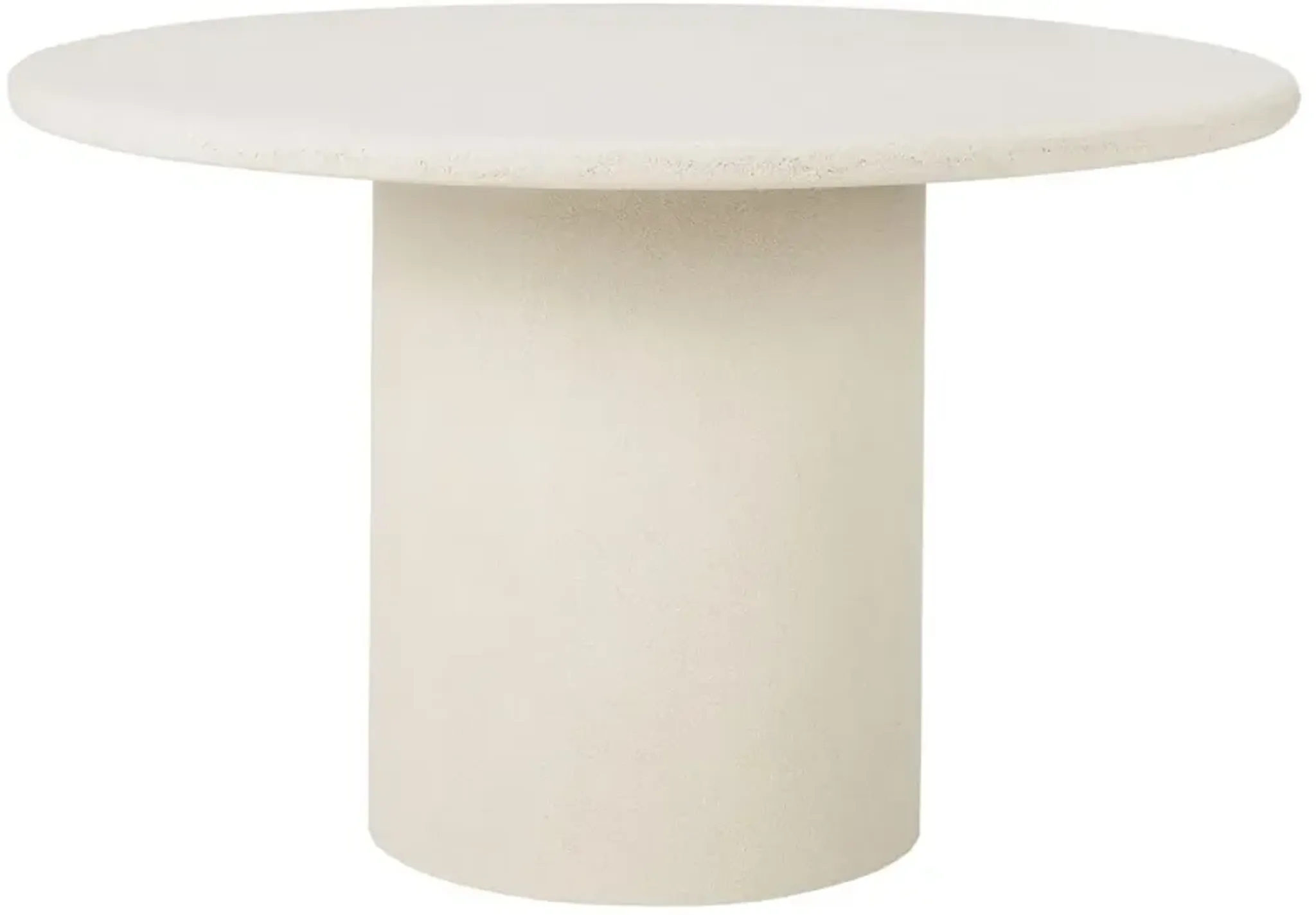 Elements Round Dining Table, Off White | Furniture.com