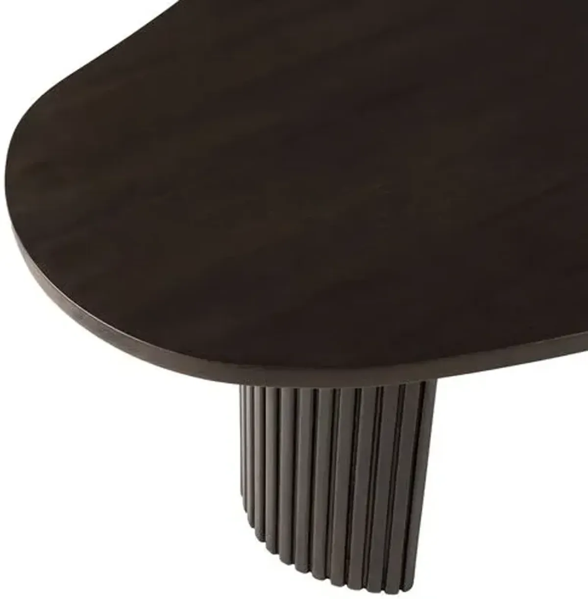 Boomerang Coffee Table - Mahogany Dark Brown - Ethnicraft