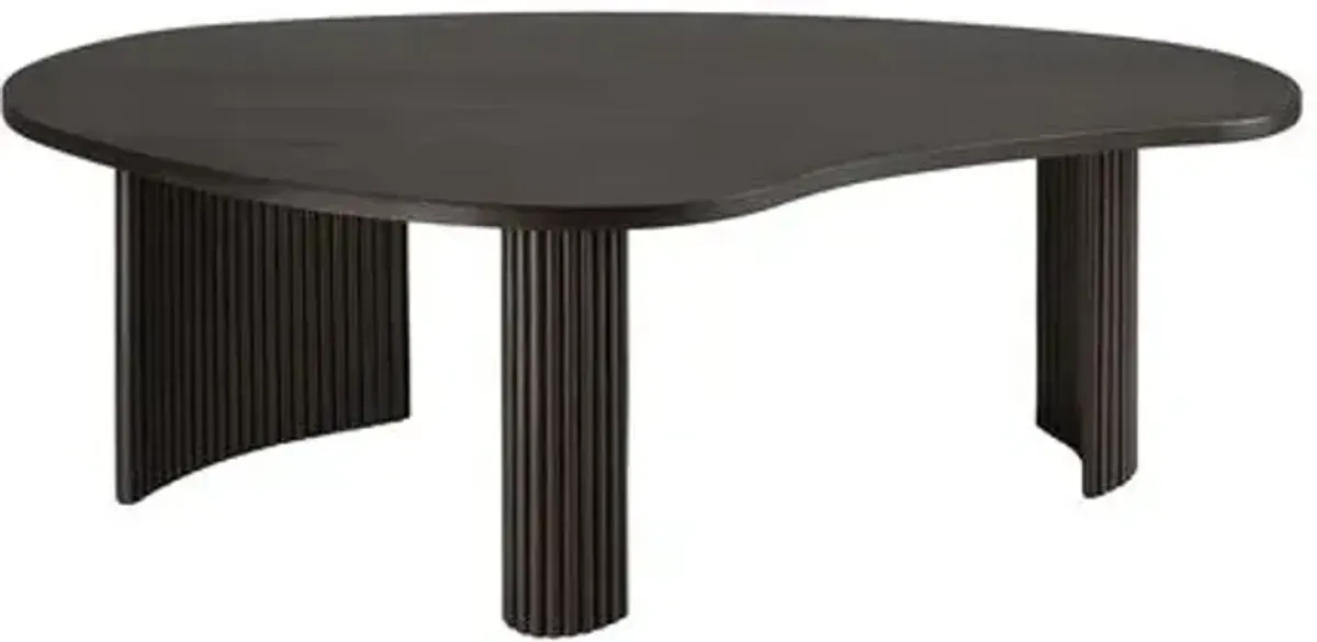 Boomerang Coffee Table - Mahogany Dark Brown - Ethnicraft