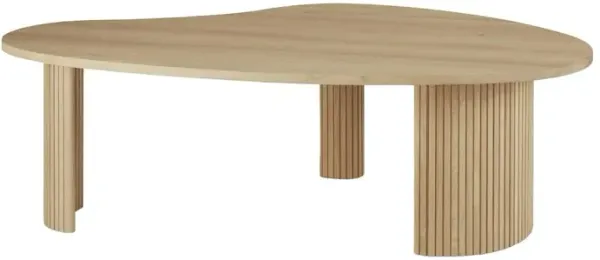 Boomerang Coffee Table, Oak