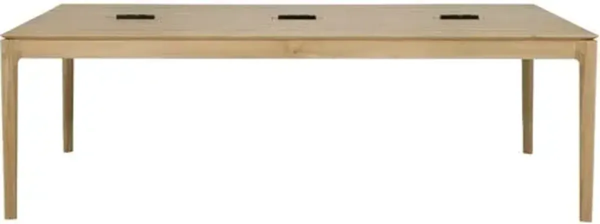 Bok Cowork Desk - Oak - Ethnicraft - Brown