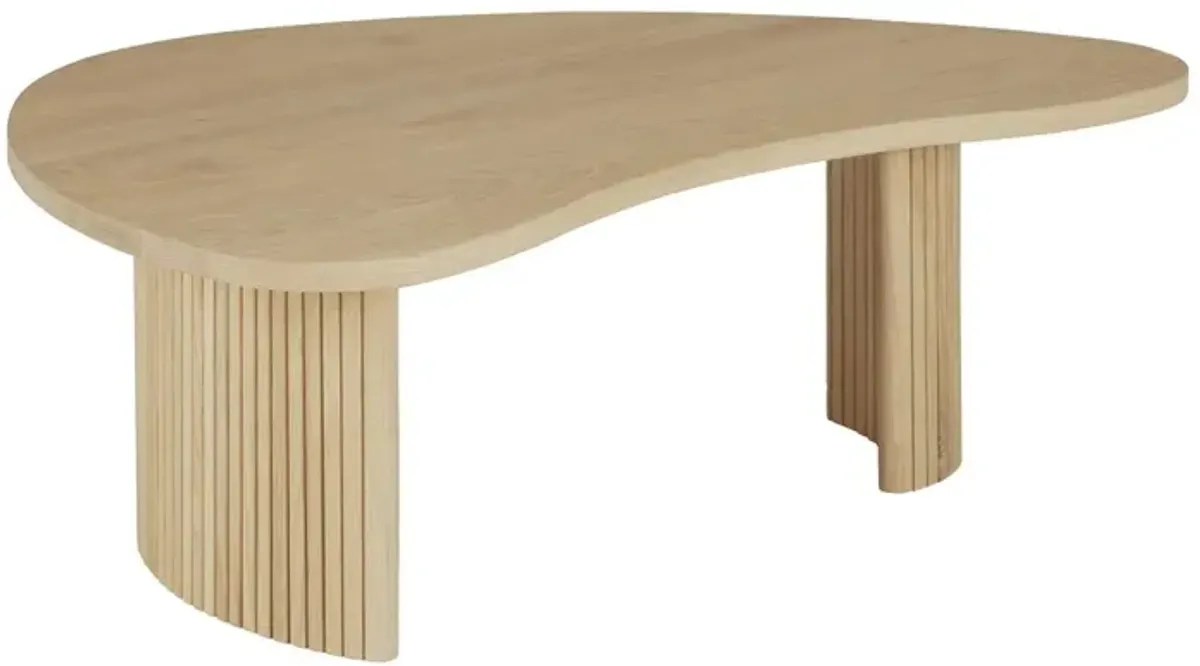 Boomerang Coffee Table, Oak