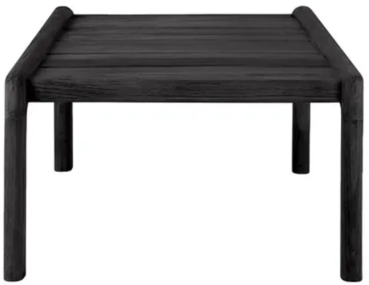 Jack Outdoor Teak Side Table - Black - Ethnicraft