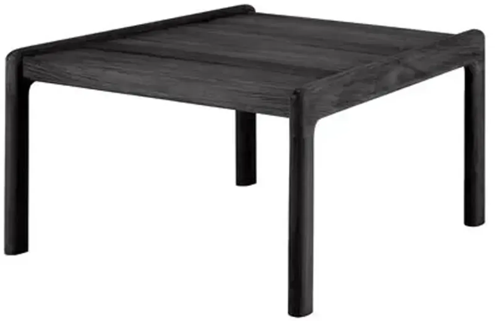 Jack Outdoor Teak Side Table - Black - Ethnicraft