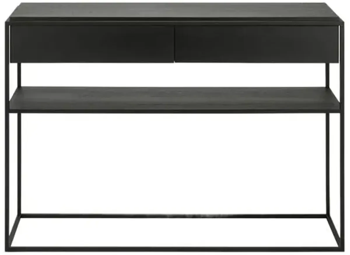 Monolit 2-Drawer Console - Oak Black - Ethnicraft