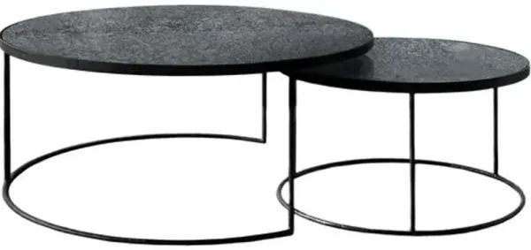 Set of 2 Nesting Coffee Tables - Ethnicraft - Black