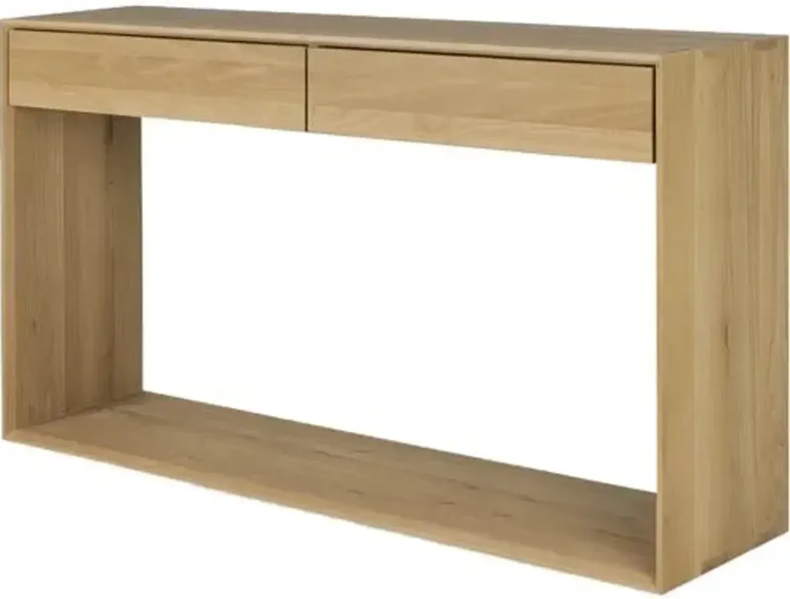 Nordic 2-Drawer Console - Oak - Ethnicraft - Brown