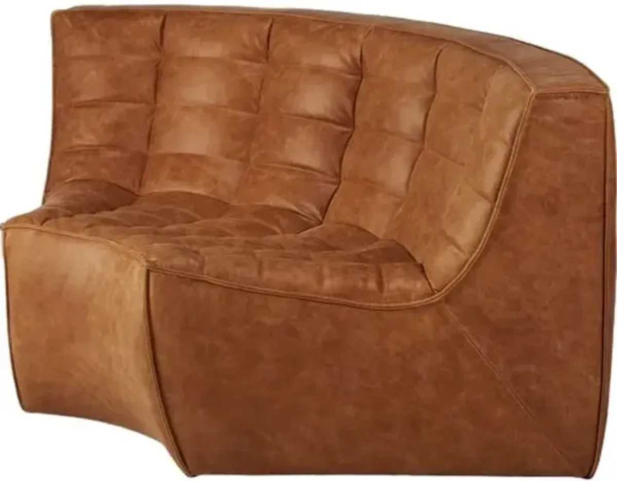 N701 Modular Sofa - Leather - Old Saddle - Ethnicraft