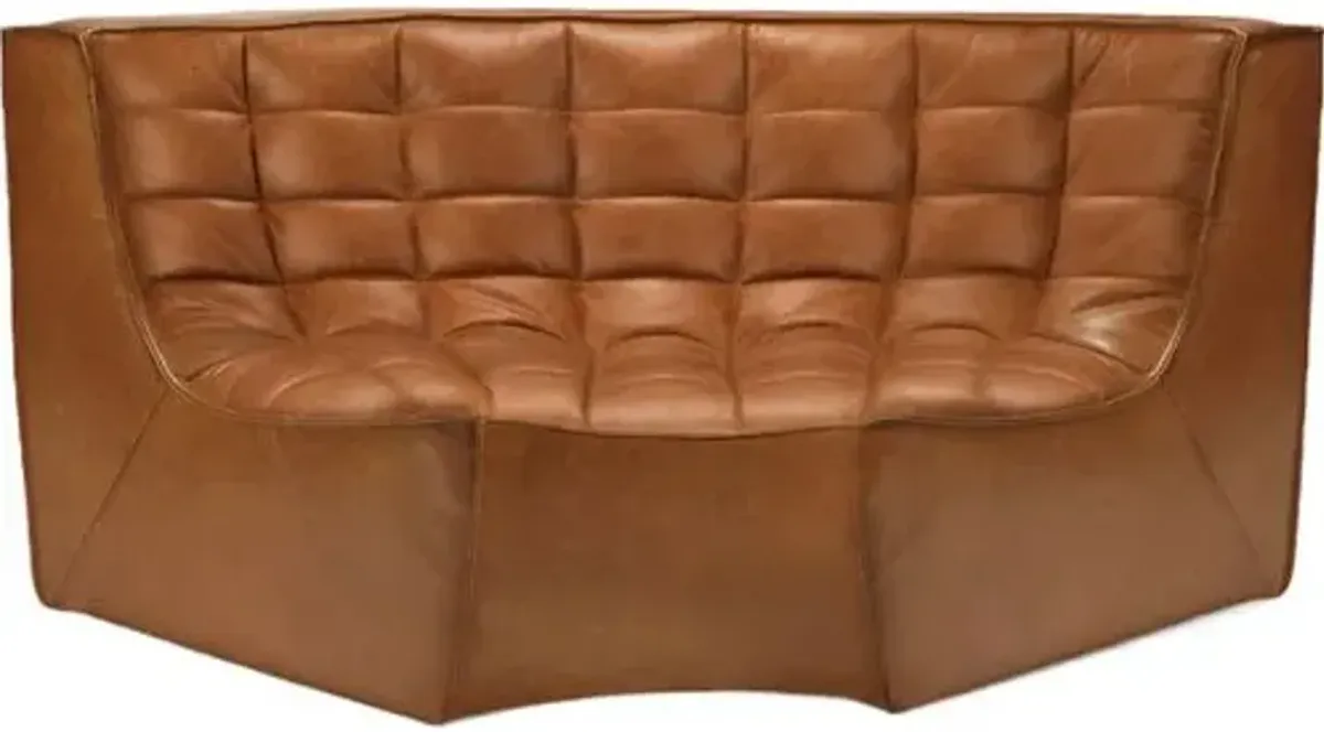 N701 Modular Sofa - Leather - Old Saddle - Ethnicraft