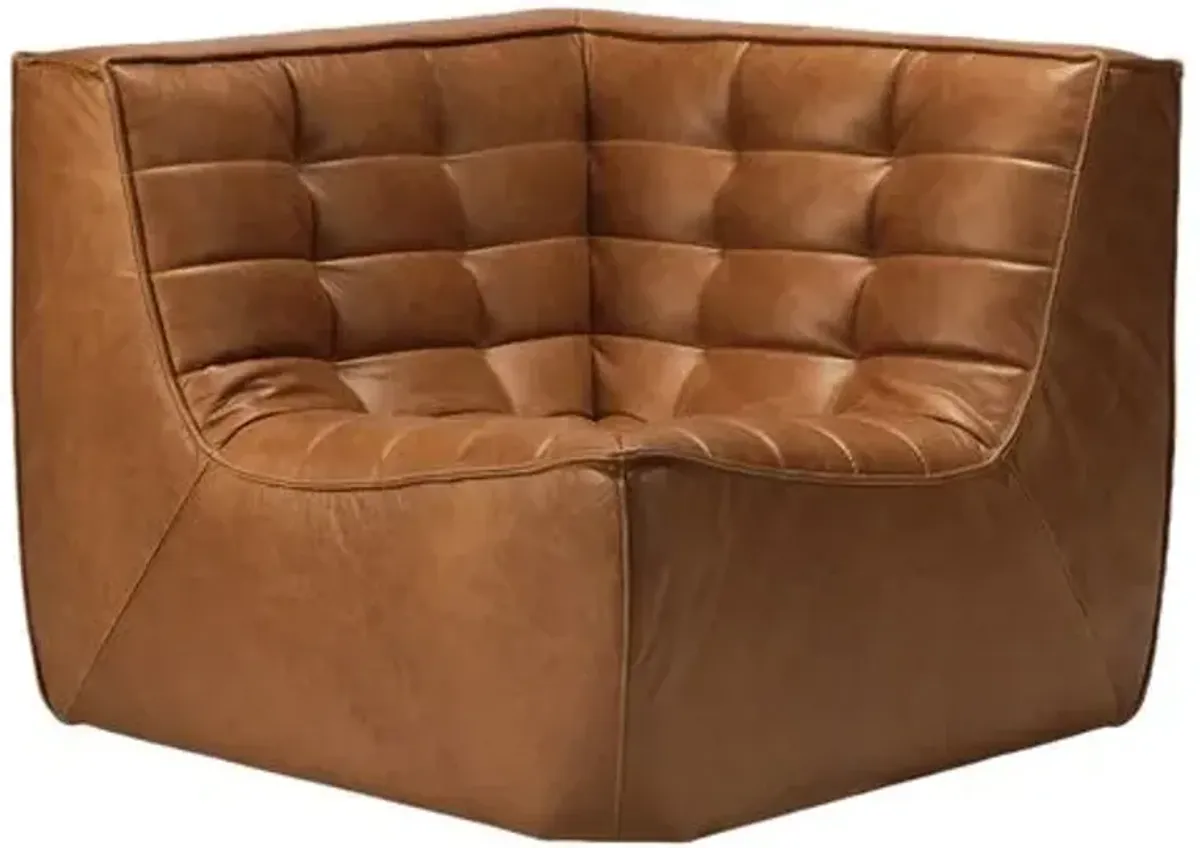 N701 Modular Sofa - Leather - Old Saddle - Ethnicraft