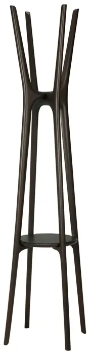 PI Coat Stand, Mahogany Dark Brown