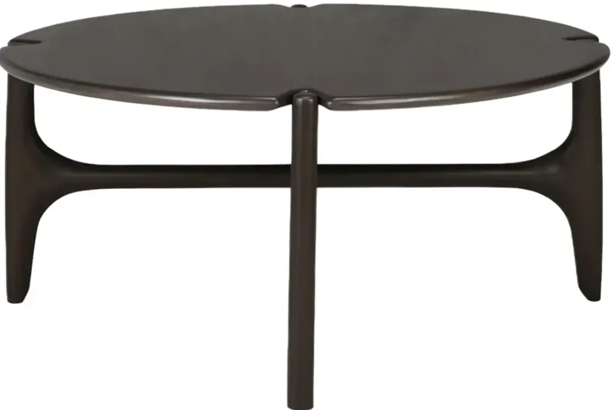 PI Coffee Table, Mahogany Dark Brown